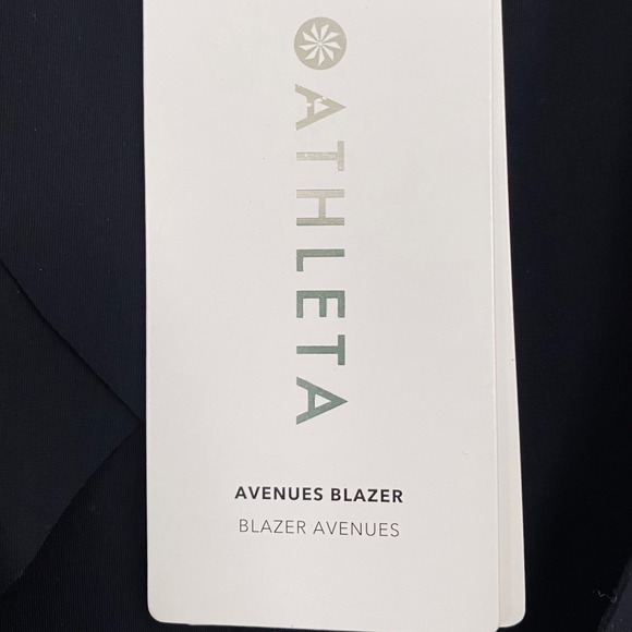 PLUS Athleta NWT Black Classic Athletic Stretch Avenues Blazer Size 24 - Picture 9 of 14